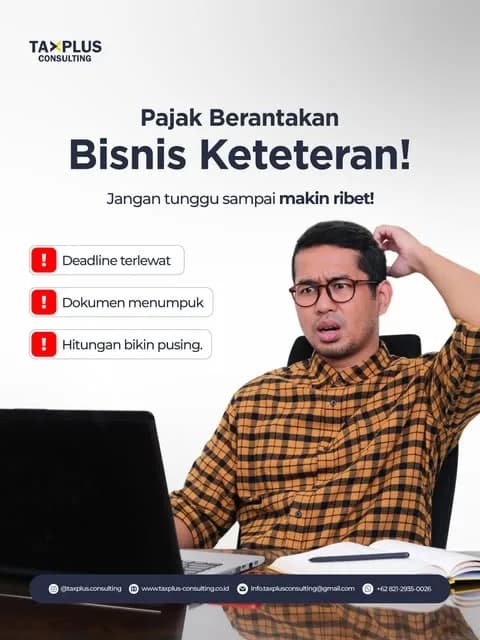 Post Instagram TaxPlus: Pajak Berantakan, Bisnis Keteteran