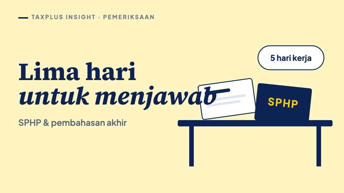 SPHP datang: lima hari kerja untuk menjawab